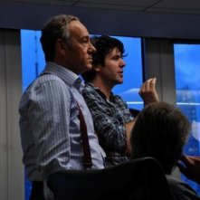 Kevin Spacey e il regista J.C, Chando in Margin Call