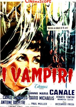 Locandina italiana del film I vampiri