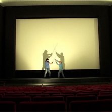 Una scena del documentario L'elefante occupa spazio