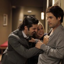 Miguel Ángel Muñoz con Unax Ugalde in una scena del film No controles