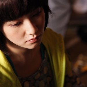 Primo piano di Mavis Fan dal film romantico Lover's Discourse