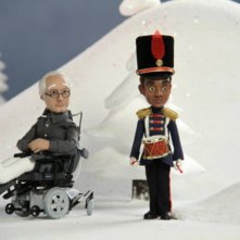 Chevy Chase e Donald Glover in versione animata nell'episodio Abed's Uncontrollable Christmas di Community