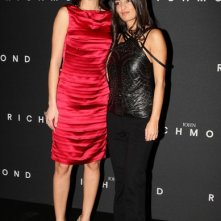 Anna Safroncik e Alessandra Moschillo in occasione di una sfilata di Richmond.