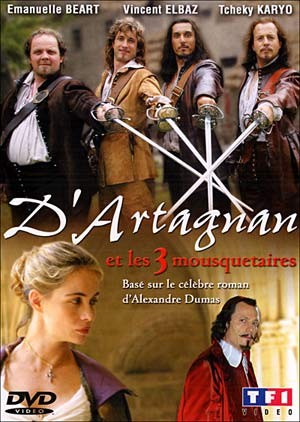 La locandina di D'Artagnan e i tre moschettieri