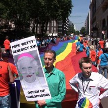 Una scena del documentario LGBT homo@lv