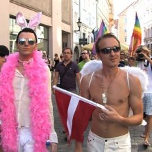 Una sequenza del documentario LGBT homo@lv