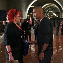 Shemar Moore e Kirsten Vangsness nell'episodio Reflection of Desire di Criminal Minds