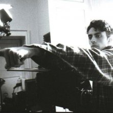 Massimo Coglitore sul set di Uomo di Carta