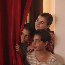 Matteo Basso, Amedeo Angelone e Francesca D'Amico, piccoli protagonisti del film Un giorno della vita