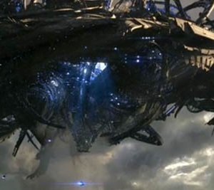 Una creatura aliena del film Skyline