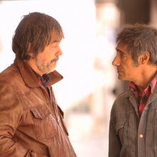 Olivier Marchal e Gérard Lanvin in una scena del film Le fils à Jo