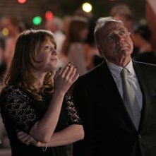 Leonie Benesch con Bruno Ganz nel film Satte Farben vor Schwarz