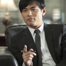 Jay Chou in n'immagine tratta dal film The Green Hornet