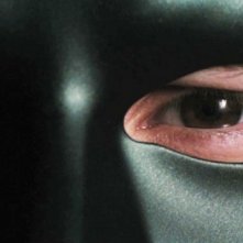 Primissimo piano di Seth Rogen dal film The Green Hornet