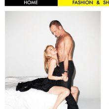 Trudie Styler con Sting su una cover sexy del magazine Harper's Bazaar
