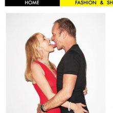 Trudie Styler e suo marito Sting su una cover sexy di Harper's Bazaar