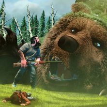 Una sequenza del film The Great Bear (Den kæmpestore bjørn)