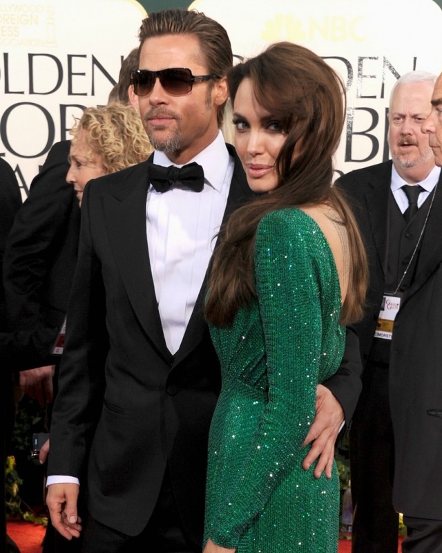 Brad Pitt E Angelina Jolie Sul Red Carpet Dei Golden Globes 2011 189850
