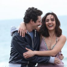 Ambra Angiolini e Luca Bizzarri in una bella immagine del film Immaturi