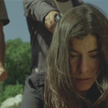 Lubna Azabal in un'immagine del film La donna che canta con