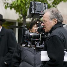 Michael Mann sul set di Public Enemies