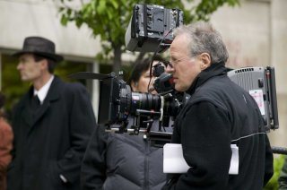 Michael Mann sul set di Public Enemies