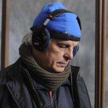 Michele Placido sul set del suo Vallanzasca