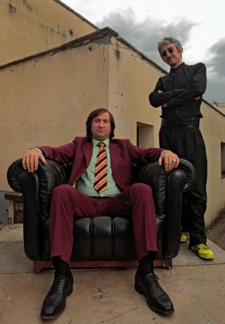 Sergio Rubini e Antonio Albanese in Qualunquemente