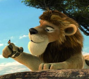 Sokrates, il leone romantico del film Animals United