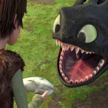 Una divertente immagine del film 3D Dragon Trainer