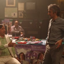 Sergio Rubini e Antonio Albanese nel film Qualunquemente