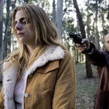 Macarena Gómez con Vicente Romero nel film Carne de neón