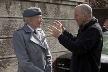 Vanessa Redgrave e Ralph Fiennes  sul set di Coriolanus