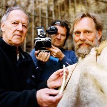 Werner Herzog, Peter Zeitlinger, Wulf Hein in una immagine di Cave of Forgotten Dreams