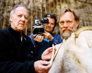Werner Herzog, Peter Zeitlinger, Wulf Hein in una immagine di Cave of Forgotten Dreams