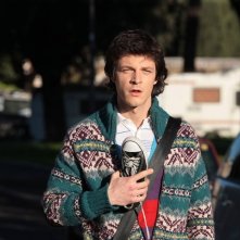 Andrea Bosca in una scena centrale del film Febbre da fieno