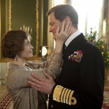 Helena Bonham Carter con Colin Firth nel film The King's Speech