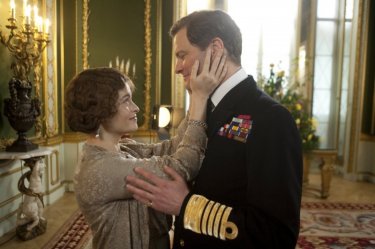 Helena Bonham Carter con Colin Firth nel film The King's Speech