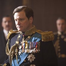 Colin Firth in divisa regale nel film The King's Speech