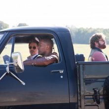 Robert Downey Jr., Jamie Foxx e Zach Galifianakis nella commedia Due Date