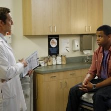 Robert Grant e Tristan Wilds nell'episodio Catch Me If You Cannon di 90210