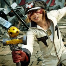 Shō Sakurai in una scena del film Yattaman