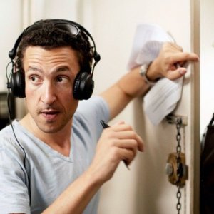 Angelo Cianci sul set del suo Dernier étage gauche gauche