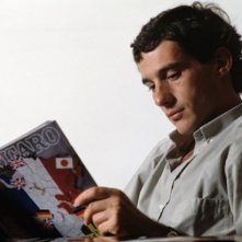 Ayrton Senna in uno scatto tratto dal film Senna