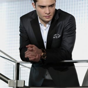 Chuck (Ed Westwick) nell'episodio The Kids Are Not Alright di Gossip Girl