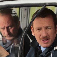 Benoît Poelvoorde e Dany Boon, protagonisti della commedia Rien à déclarer