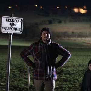 Benoît Poelvoorde in una significativa immagine della commedia Rien à déclarer