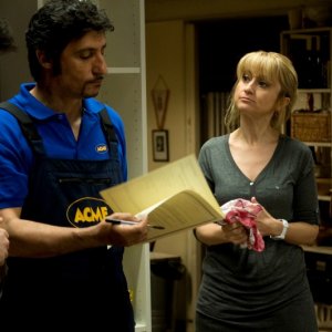 Luciana Littizzetto ed Emilio Solfrizzi nel film Femmine contro Maschi