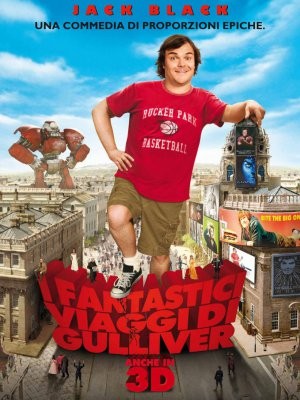 Poster italiano de I fantastici viaggi di Gulliver in 3D