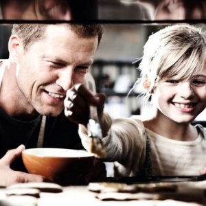 Emma Schweiger con il papà Til Schweiger nella commedia Kokowääh